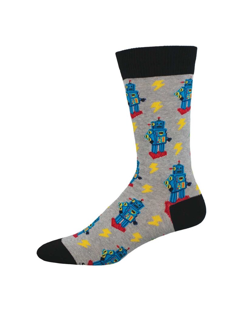 SOCKSMITH MEN'S CHARGE OF THE ROBOTS