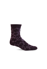 SOCKWELL WOMEN'S PETAL POSH BLACKBERRY M/L