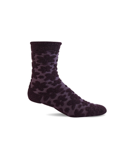 SOCKWELL WOMEN'S PETAL POSH BLACKBERRY M/L