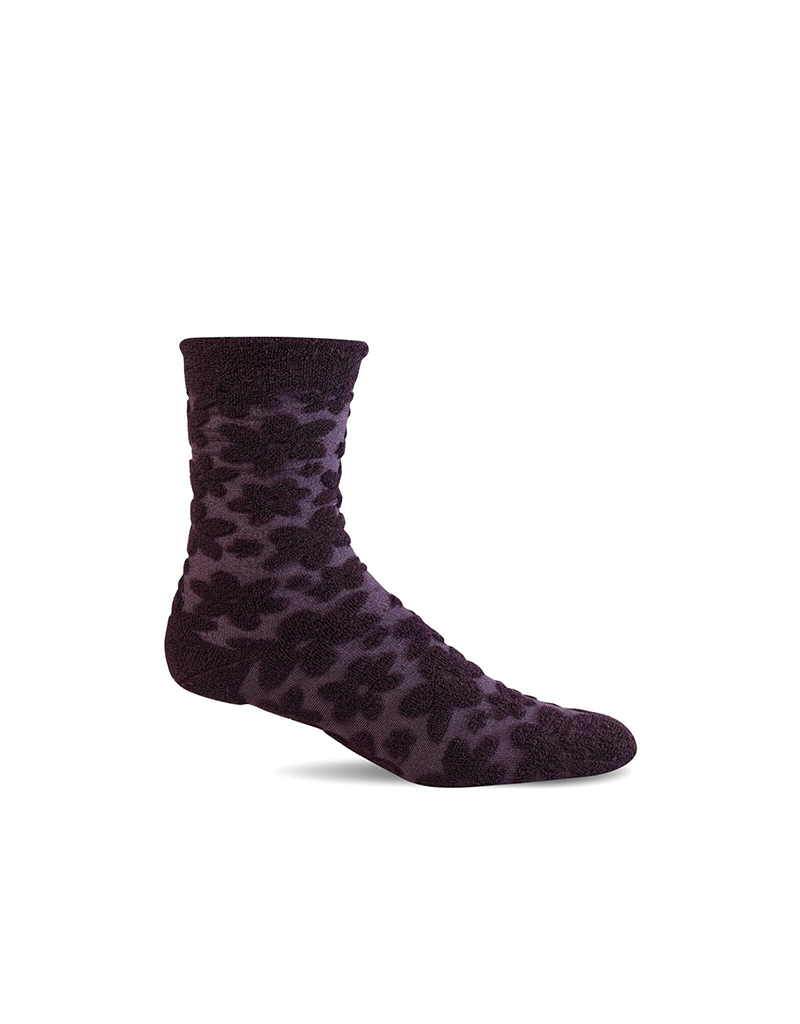 SOCKWELL WOMEN'S PETAL POSH BLACKBERRY M/L