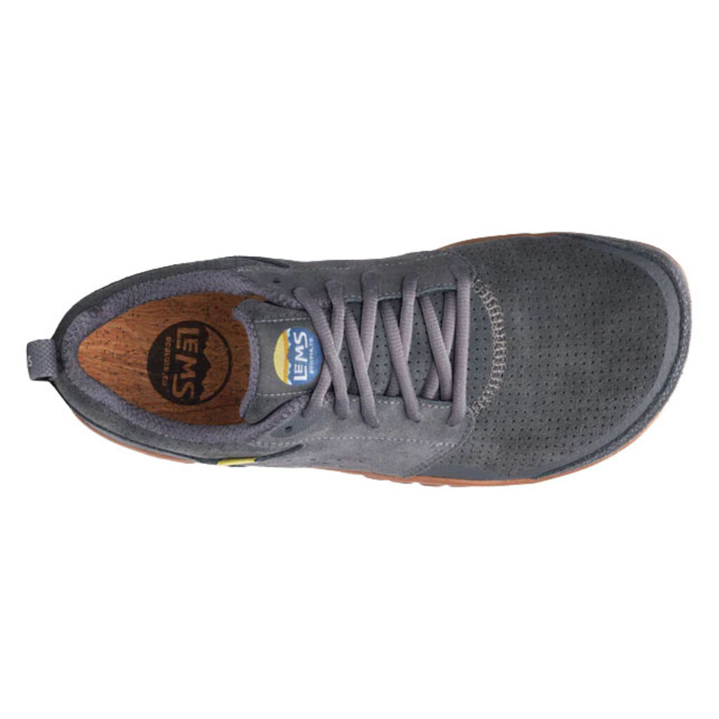 LEMS MEN'S PRIMAL ZEN SUEDE-GRAPHITE