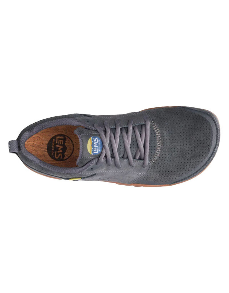 LEMS MEN'S PRIMAL ZEN SUEDE-GRAPHITE
