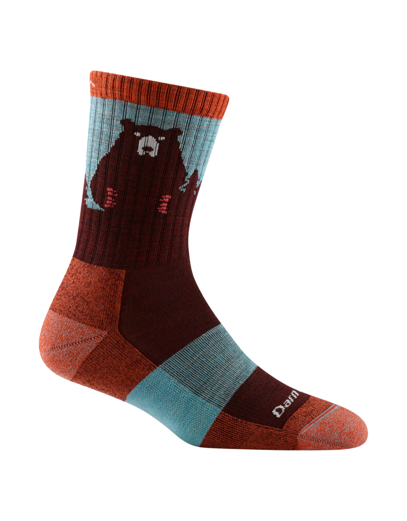 DARN TOUGH 1970 WOMEN'S BEAR TOWN BURGUNDY