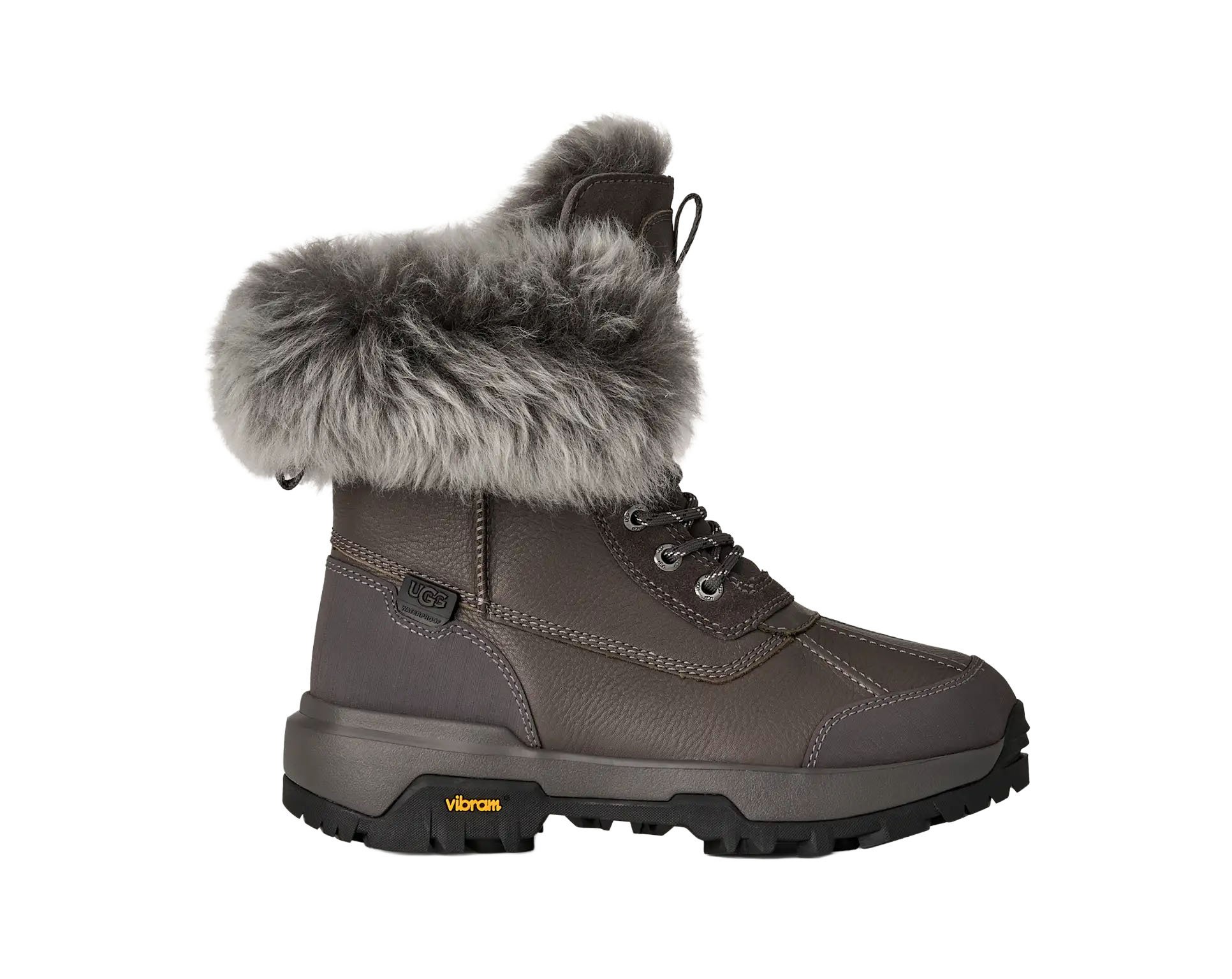 UGG WOMEN'S ADIRONDACK BOOT XXV-CHALET CHARCOAL