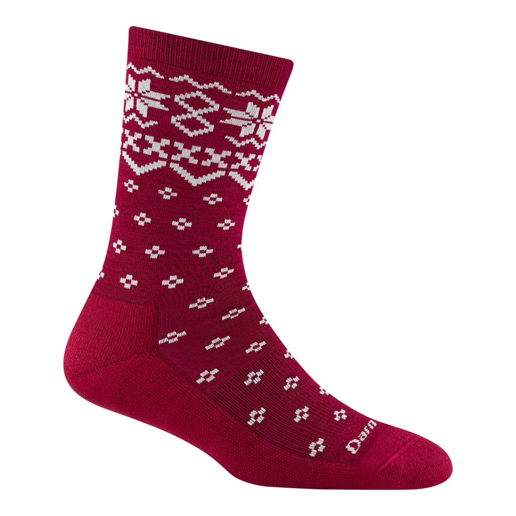 DARN TOUGH 6088 WOMEN'S SHETLAND BURGUNDY