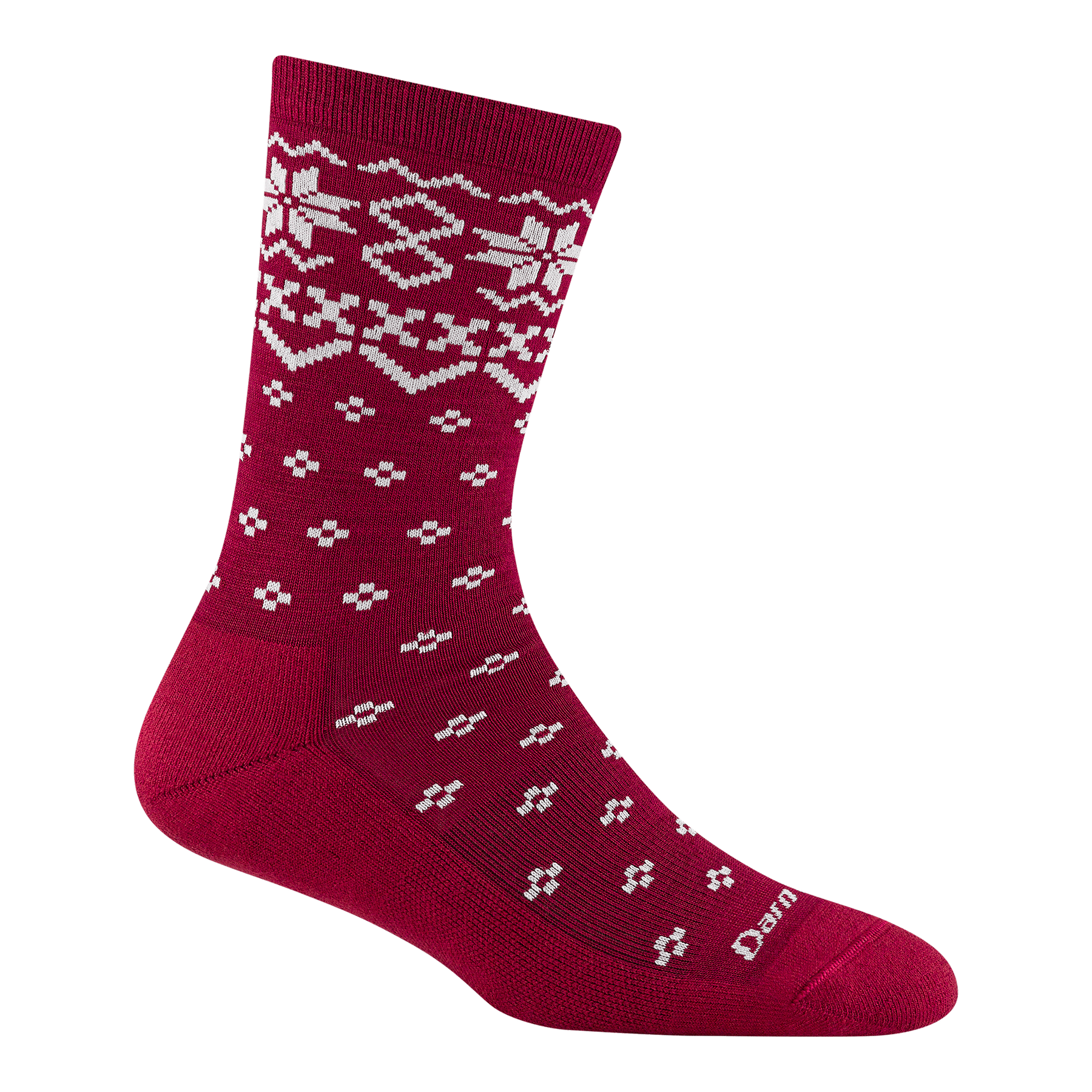 DARN TOUGH 6088 WOMEN'S SHETLAND BURGUNDY