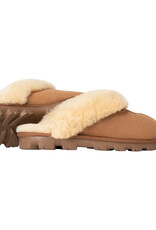 UGG WOMEN'S COQUETTE SLIPPER-CHESTNUT