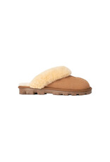 UGG WOMEN'S COQUETTE SLIPPER-CHESTNUT