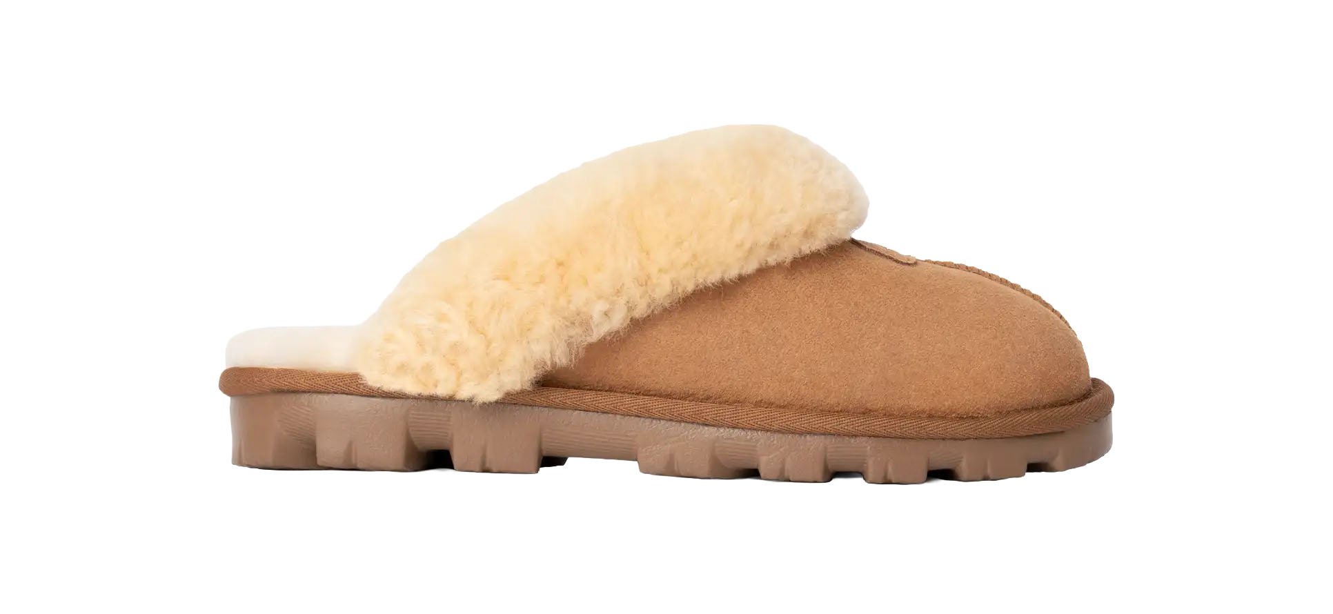 UGG WOMEN'S COQUETTE SLIPPER-CHESTNUT