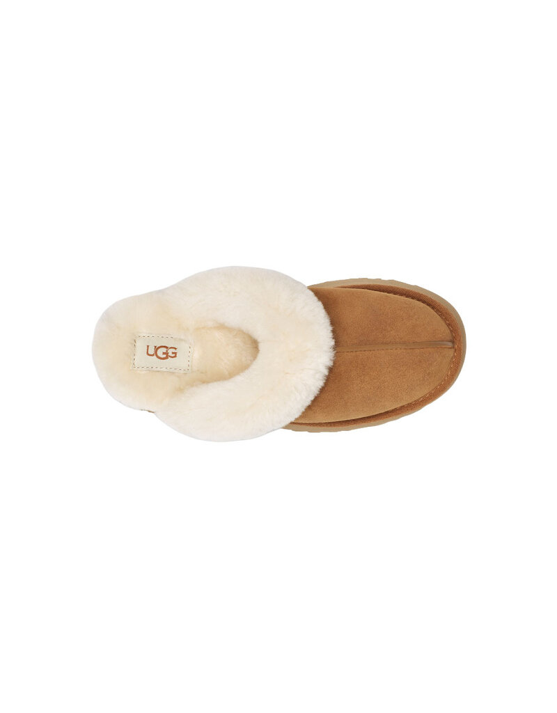 UGG WOMEN'S DISQUETTE SLIPPER-CHESTNUT
