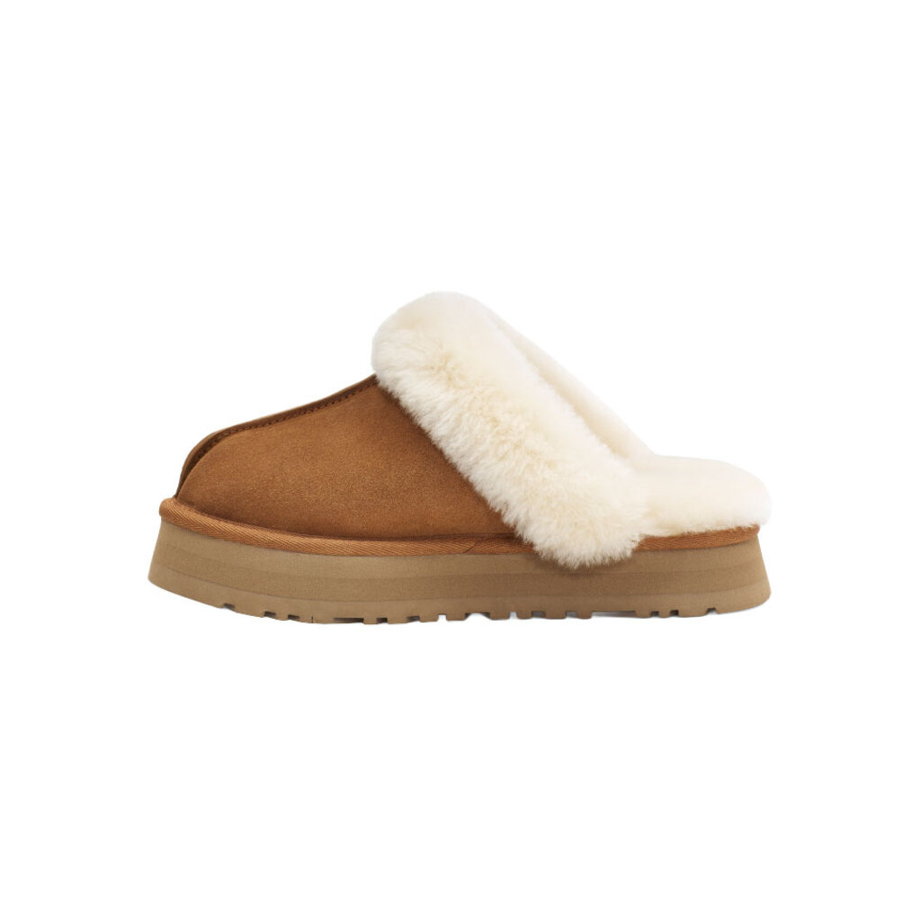 UGG WOMEN'S DISQUETTE SLIPPER-CHESTNUT