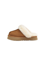 UGG WOMEN'S DISQUETTE SLIPPER-CHESTNUT