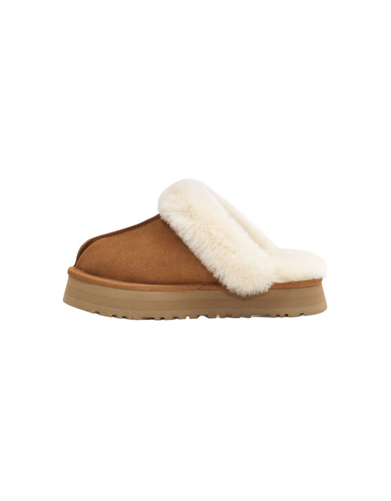 UGG WOMEN'S DISQUETTE SLIPPER-CHESTNUT