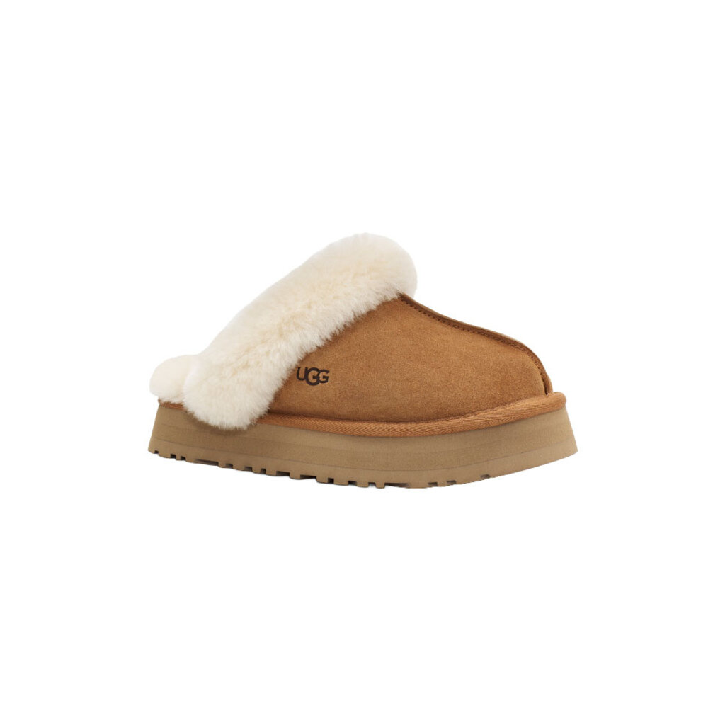UGG WOMEN'S DISQUETTE SLIPPER-CHESTNUT