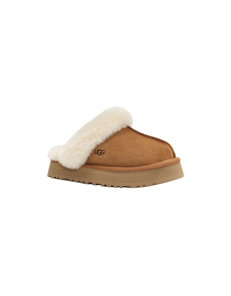 UGG WOMEN'S DISQUETTE SLIPPER-CHESTNUT