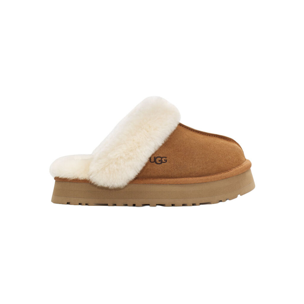 UGG WOMEN'S DISQUETTE SLIPPER-CHESTNUT