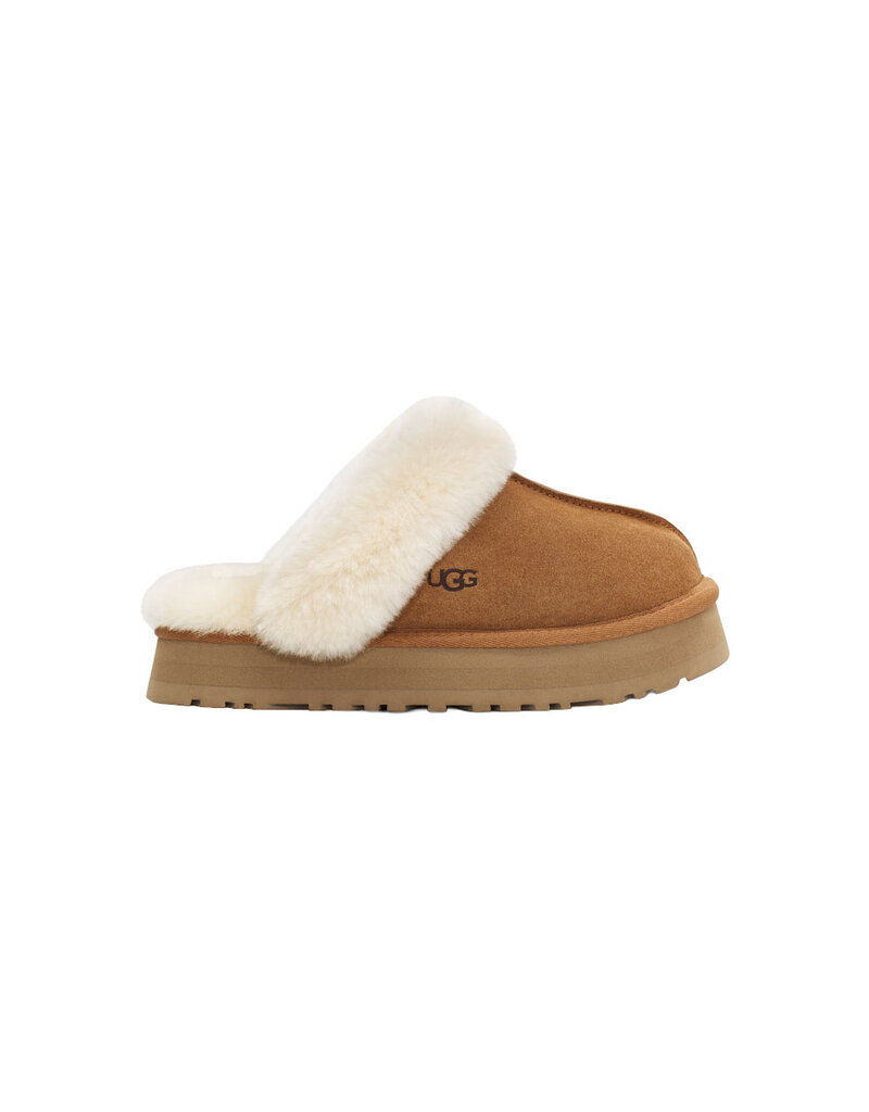 UGG WOMEN'S DISQUETTE SLIPPER-CHESTNUT