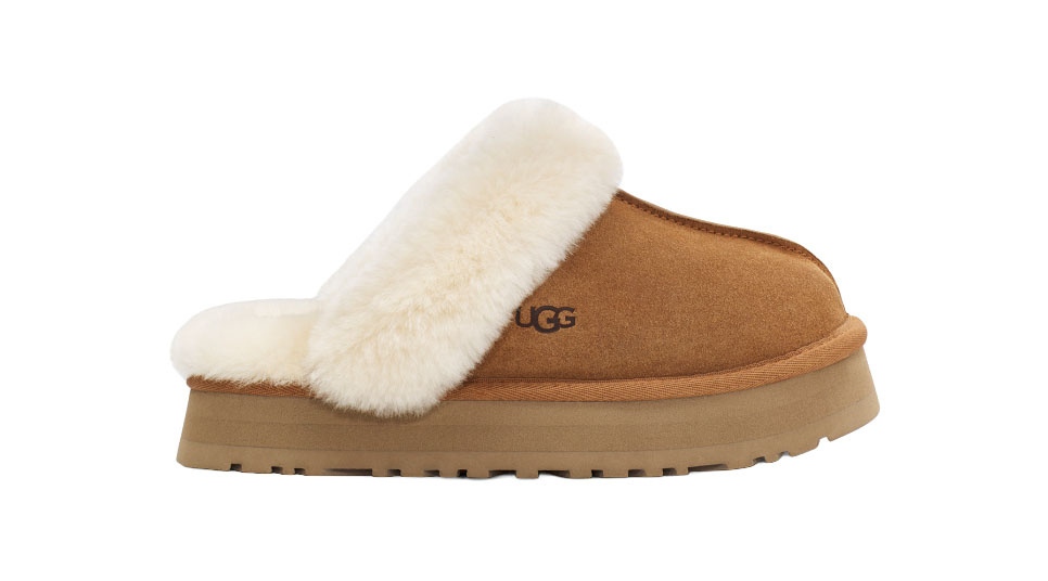 UGG WOMEN'S DISQUETTE SLIPPER-CHESTNUT