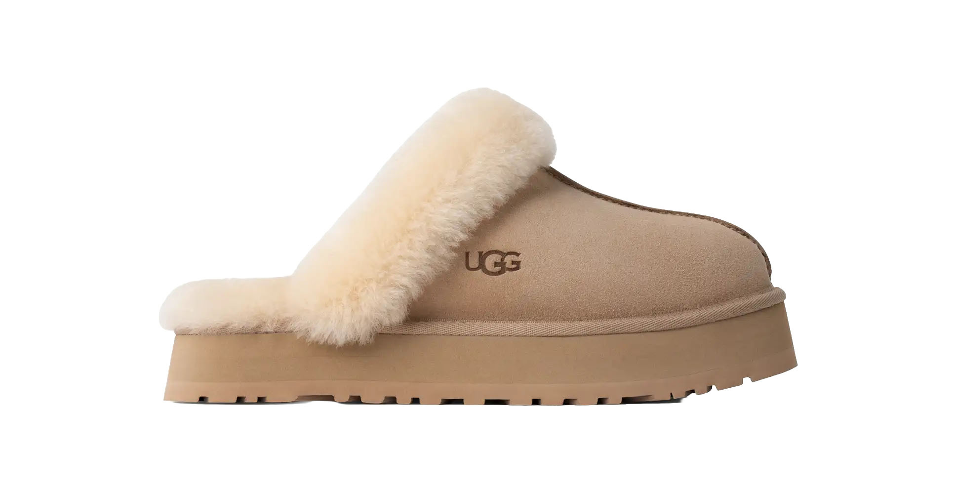 UGG WOMEN'S DISQUETTE SLIPPER-SAND