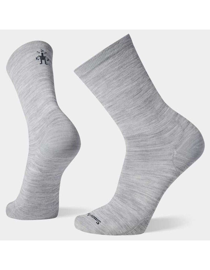 SMARTWOOL WOMEN'S EVERYDAY ANCHOR LINE CREW-LIGHT GRAY