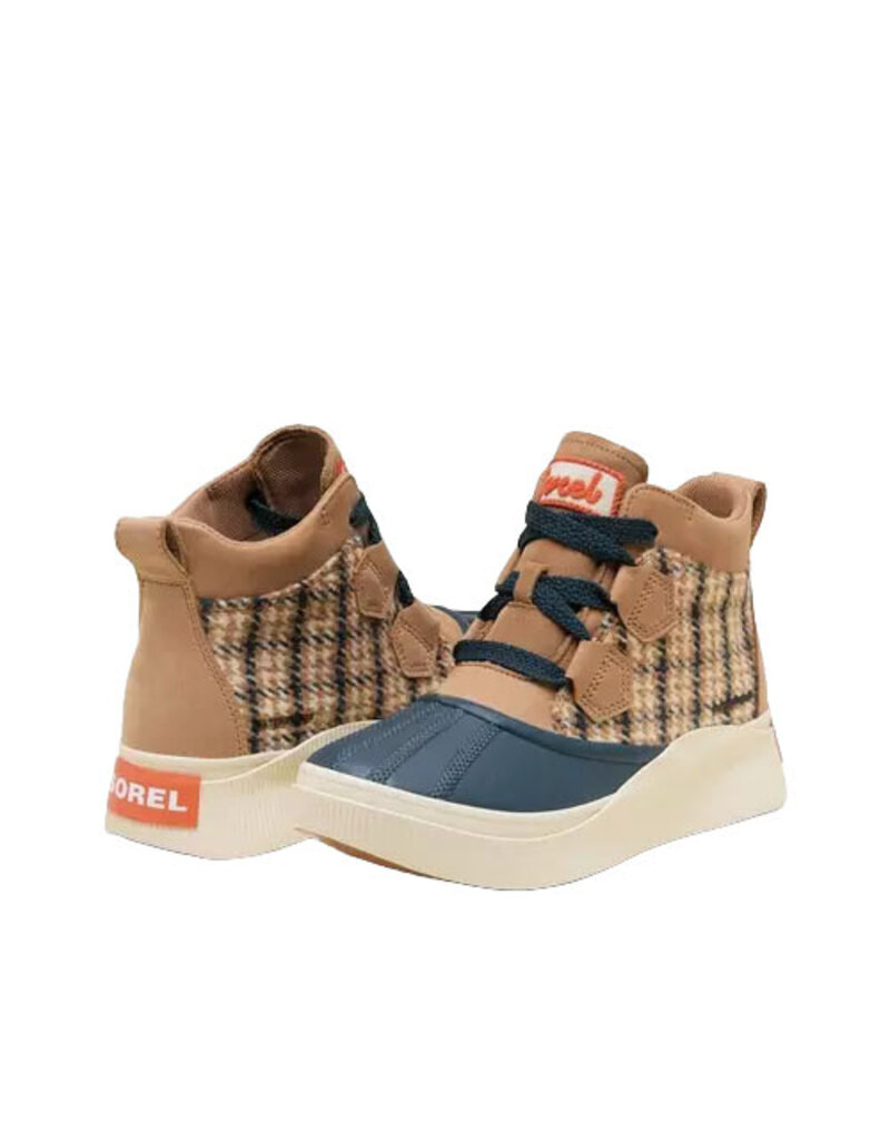 SOREL WOMEN'S OUT N ABOUT IV CLASSIC WATERPROOF-TAWNY BUFF/NIGHT SHADOW