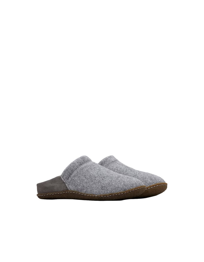 SOREL WOMEN'S NAKISKA SCUFF SLIPPER-QUARRY/NATURAL