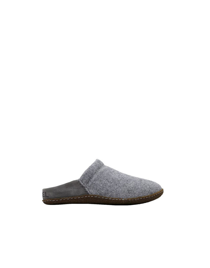 SOREL WOMEN'S NAKISKA SCUFF SLIPPER-QUARRY/NATURAL