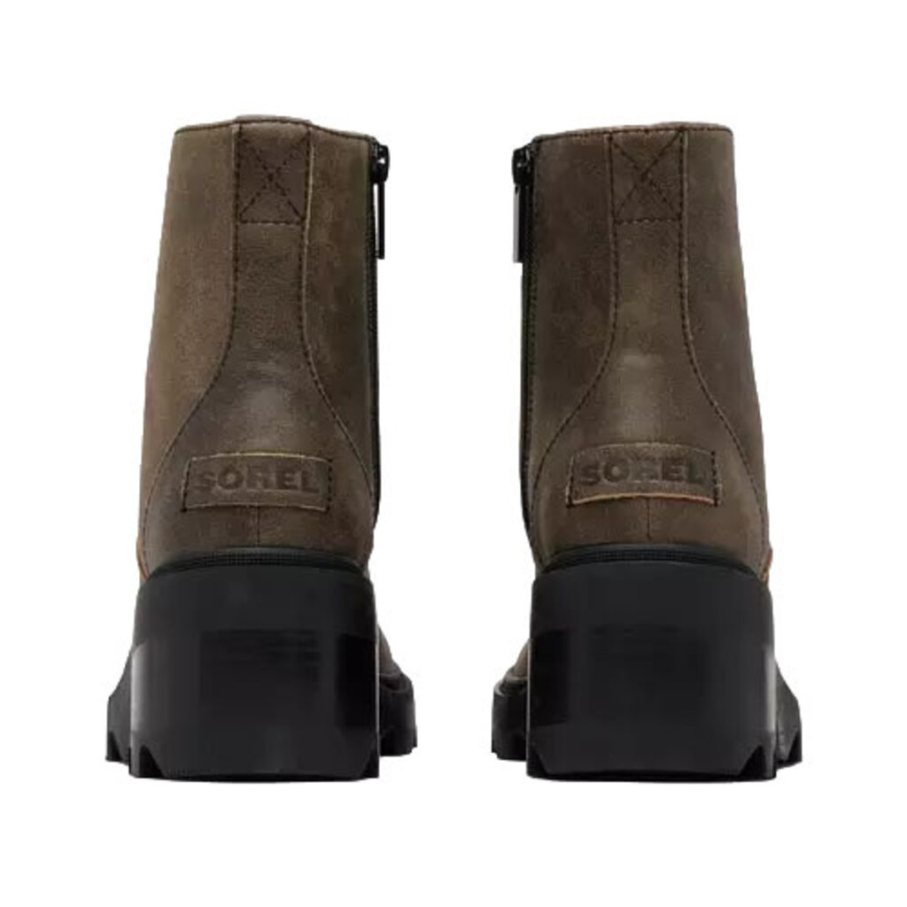 SOREL WOMEN'S JOAN NOW ZIP BOOTIE-CANOE/BLACK