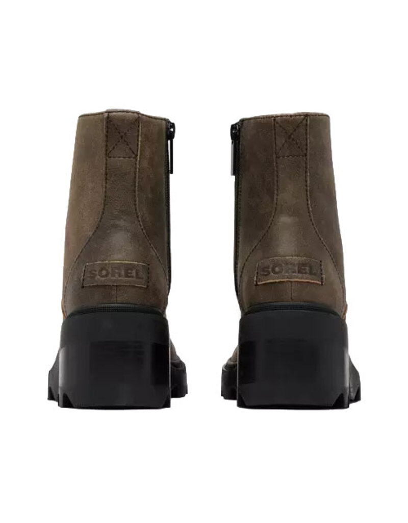 SOREL WOMEN'S JOAN NOW ZIP BOOTIE-CANOE/BLACK