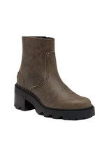 SOREL WOMEN'S JOAN NOW ZIP BOOTIE-CANOE/BLACK