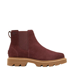 SOREL WOMEN'S REVEL RD CHELSEA WATERPROOF-REDWOOD/GUM