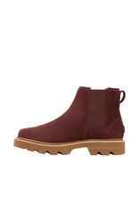 SOREL WOMEN'S REVEL RD CHELSEA WATERPROOF-REDWOOD/GUM