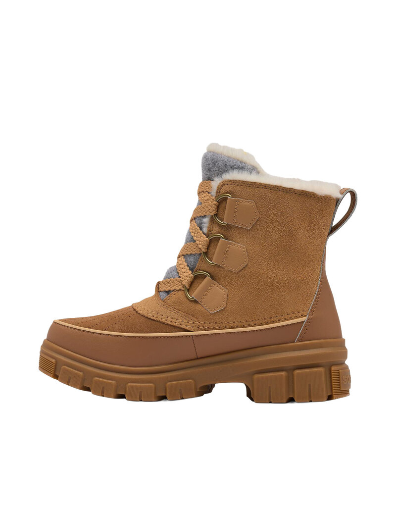 SOREL WOMEN'S TIVOLI V WATERPROOF-TAWNY BUFF/VELVET TAN