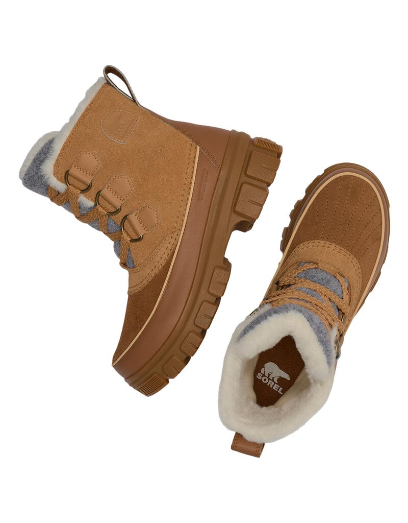 SOREL WOMEN'S TIVOLI V WATERPROOF-TAWNY BUFF/VELVET TAN