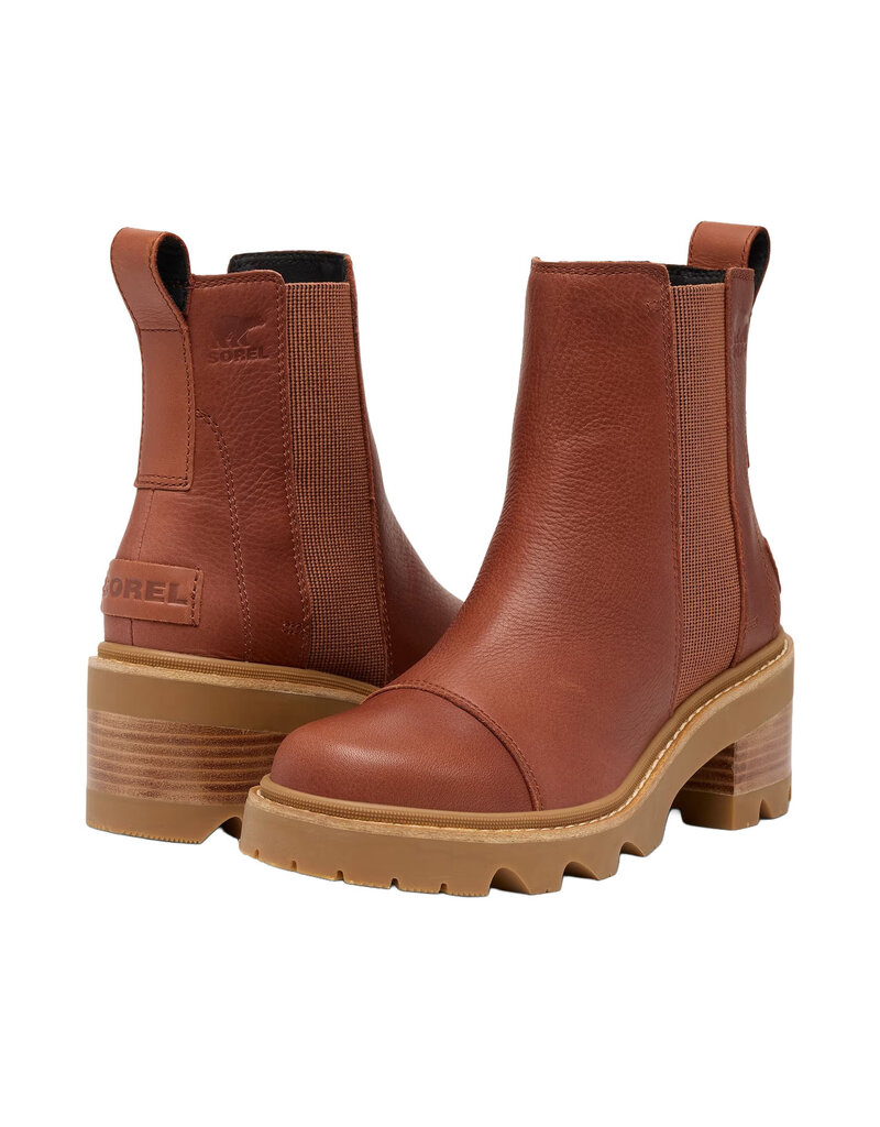 SOREL WOMEN'S JOAN NOW CHELSEA-RUSTIC BROWN/GUM