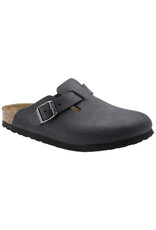 BIRKENSTOCK BOSTON OILED LEATHER-BLACK OILED