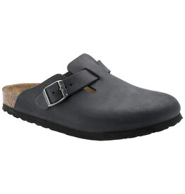 BIRKENSTOCK BOSTON OILED LEATHER-BLACK OILED