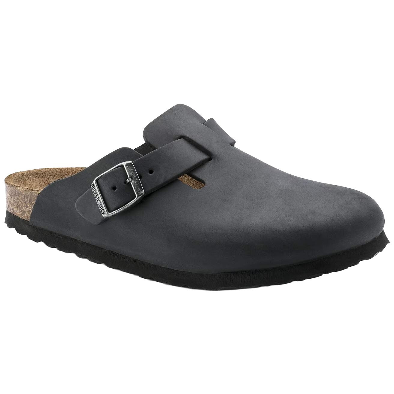 BIRKENSTOCK BOSTON OILED LEATHER-BLACK OILED