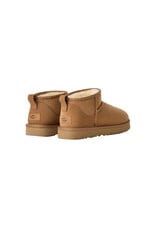UGG WOMEN'S CLASSIC ULTRA MINI BOOT-CHESTNUT