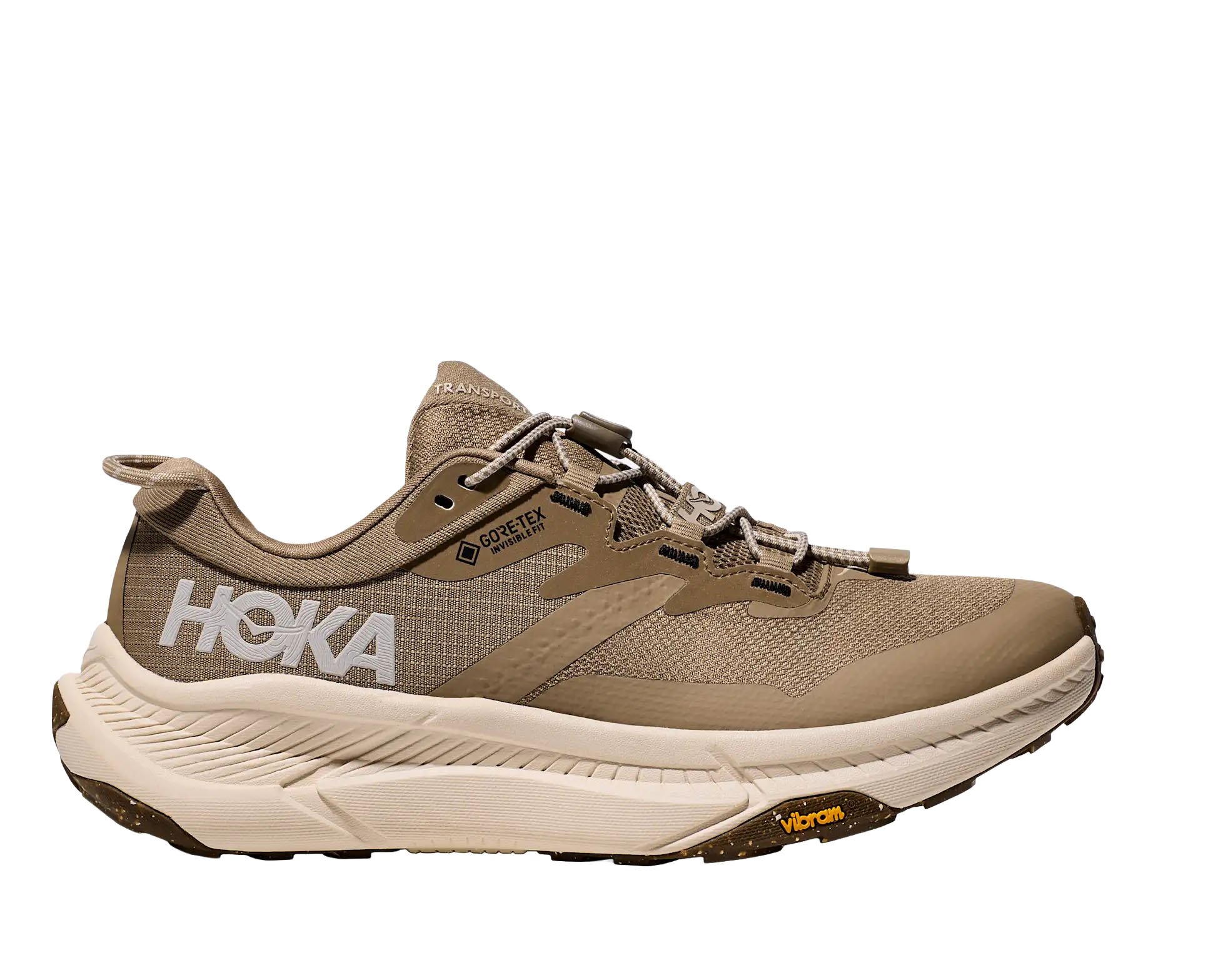 HOKA ONE ONE WOMEN'S TRANSPORT GTX-DUNE/EGGNOG (FW24)