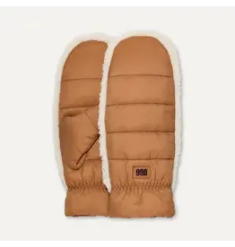 UGG WOMEN'S AW UGGFLUFF MITTEN CHESNUT S/M