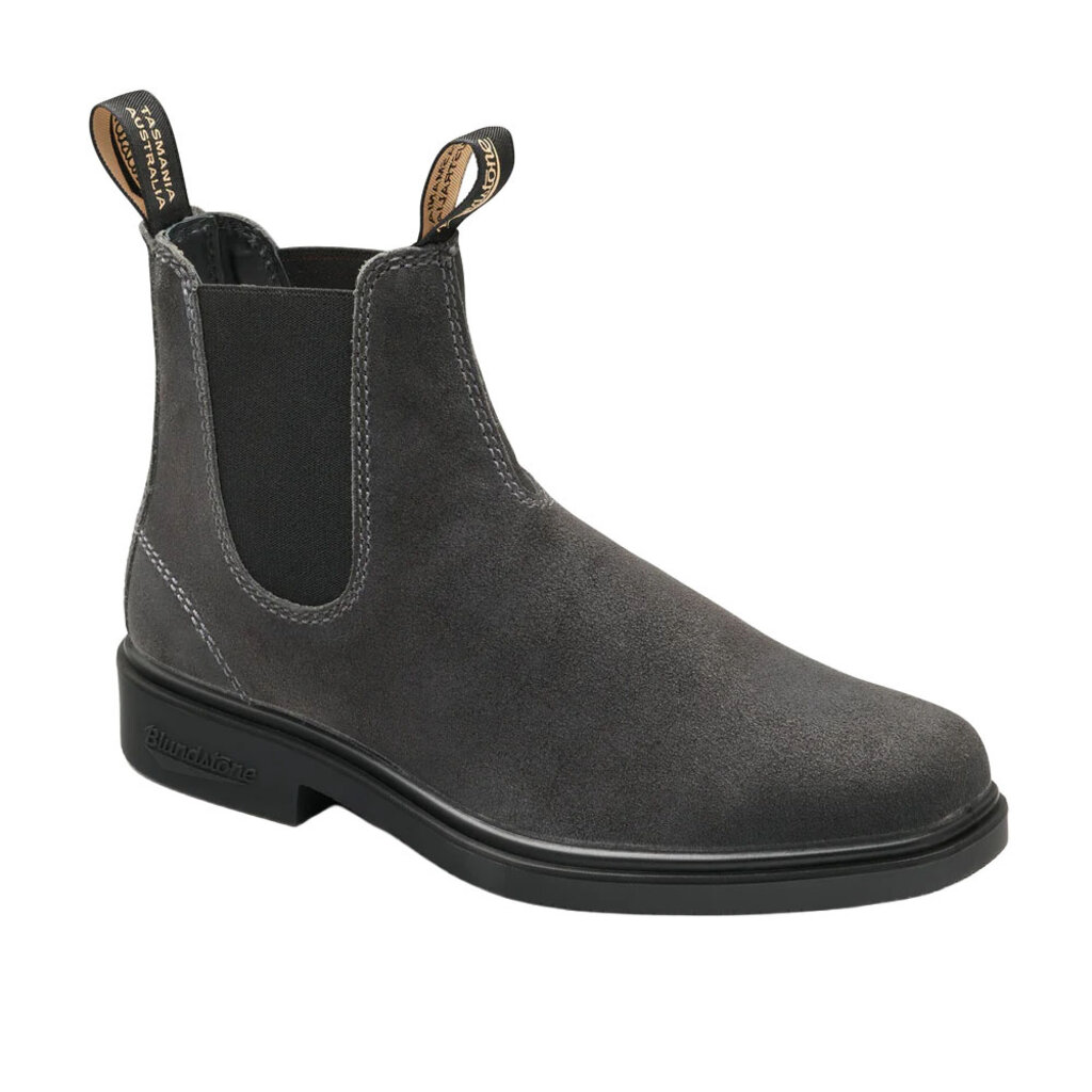 BLUNDSTONE DRESS CHELSEA-STEEL GREY SUEDE