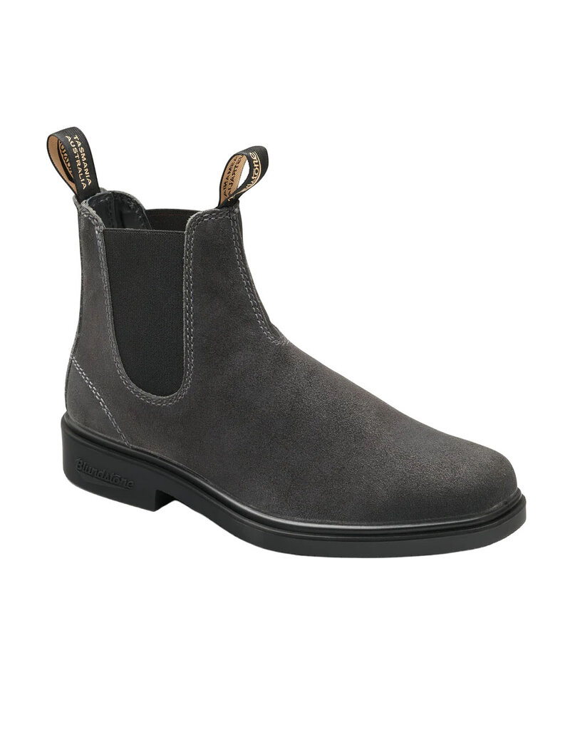 BLUNDSTONE DRESS CHELSEA-STEEL GREY SUEDE