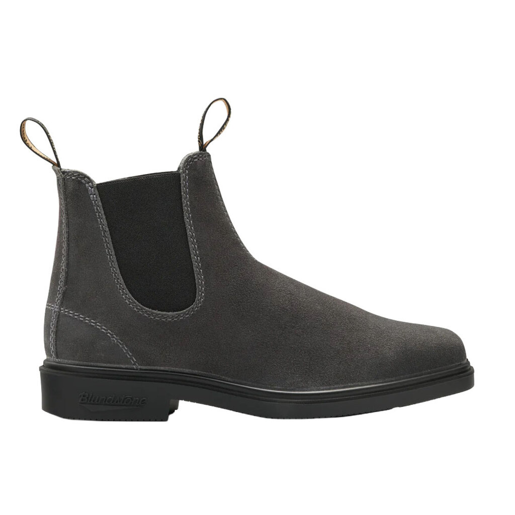 BLUNDSTONE DRESS CHELSEA-STEEL GREY SUEDE