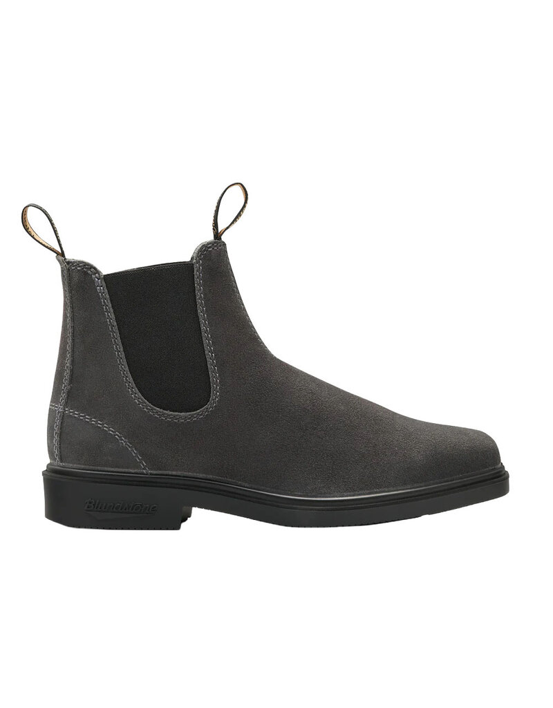 BLUNDSTONE DRESS CHELSEA-STEEL GREY SUEDE
