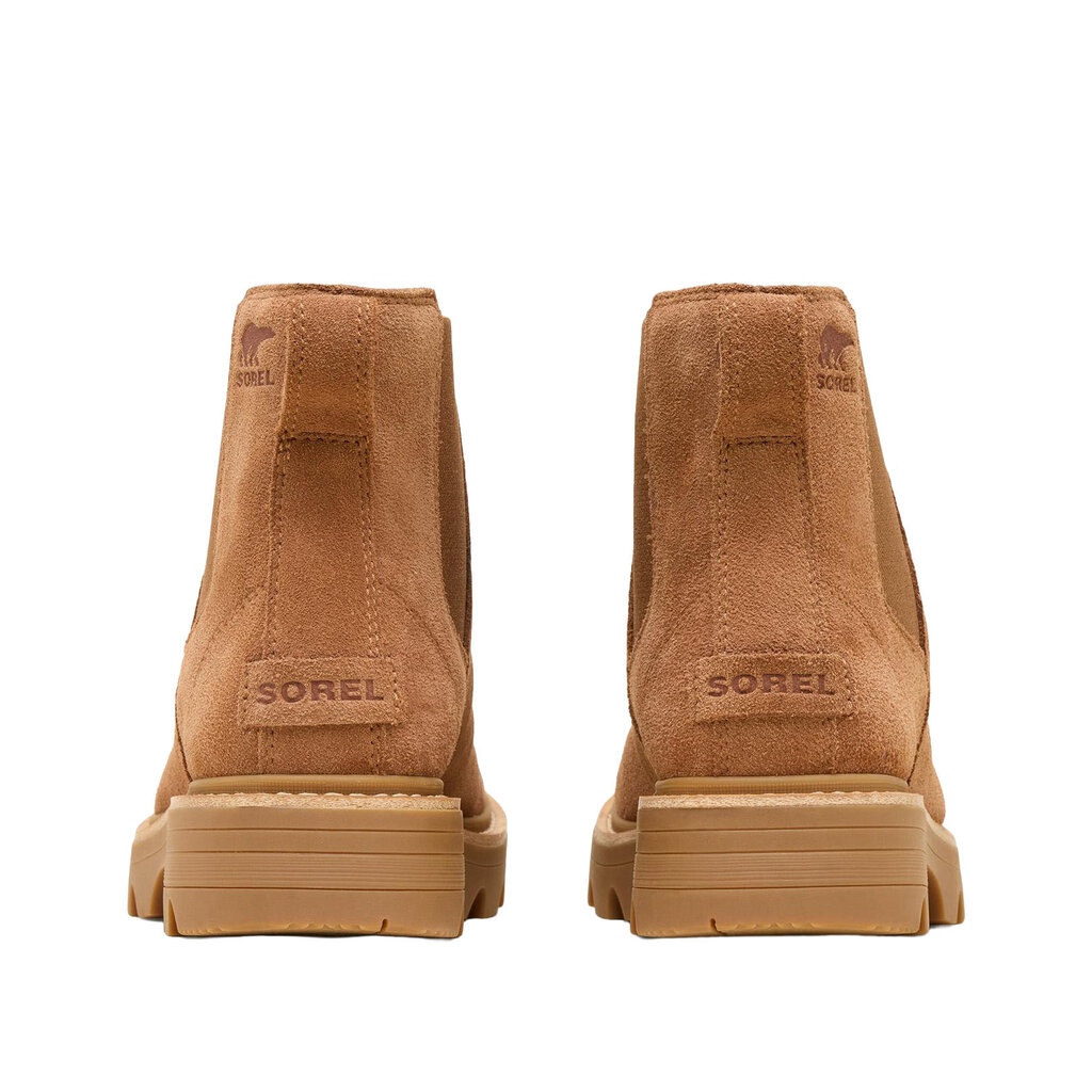 SOREL WOMEN'S REVEL RD CHELSEA WATERPROOF-VELVET TAN/GUM