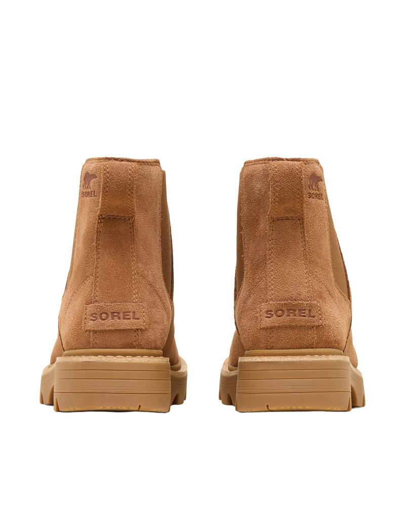 SOREL WOMEN'S REVEL RD CHELSEA WATERPROOF-VELVET TAN/GUM