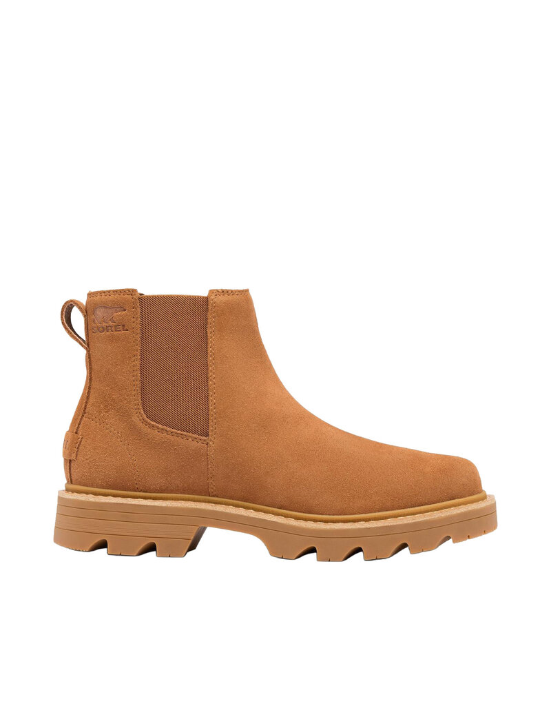 SOREL WOMEN'S REVEL RD CHELSEA WATERPROOF-VELVET TAN/GUM