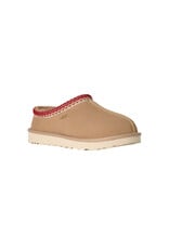 UGG WOMEN'S TASMAN II SLIPPER-SAND/DARK CHERRY