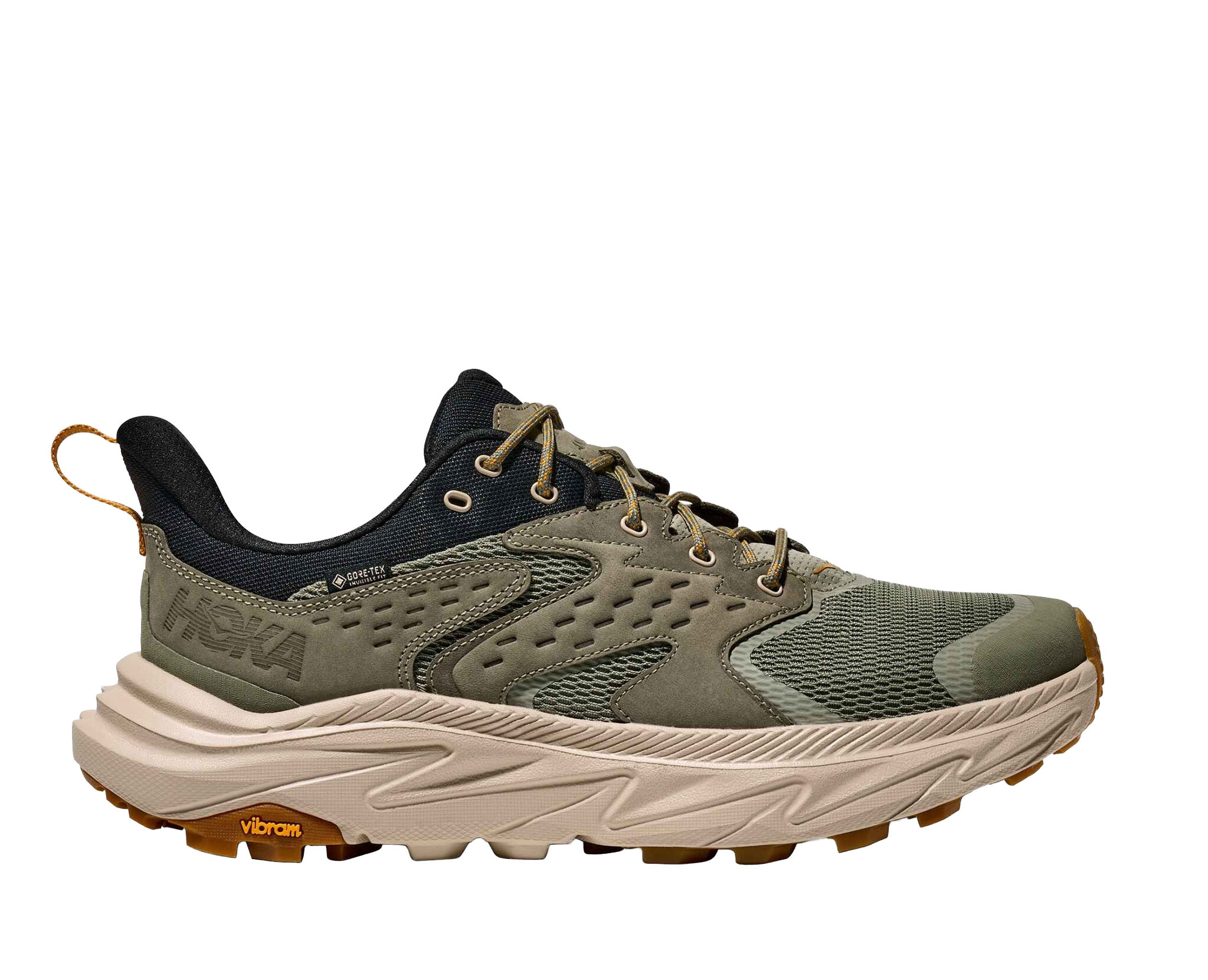 HOKA ONE ONE MEN'S ANACAPA 2 LOW GTX-SEA MOSS/OATMEAL